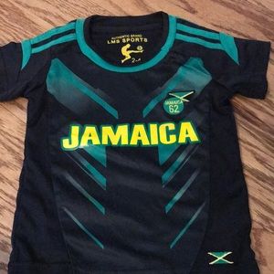Jamaican soccer jersey. Size 2T.
